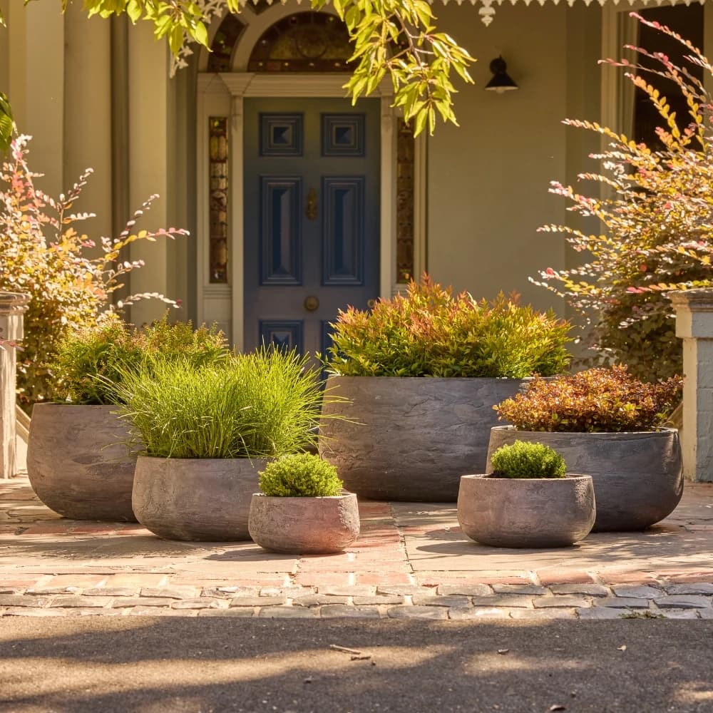 Custom fiberglass and GRP planters manufactured in UAE by Forestry
